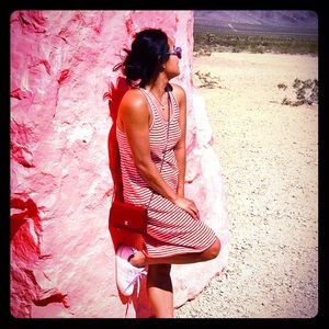 Red Stripe dress